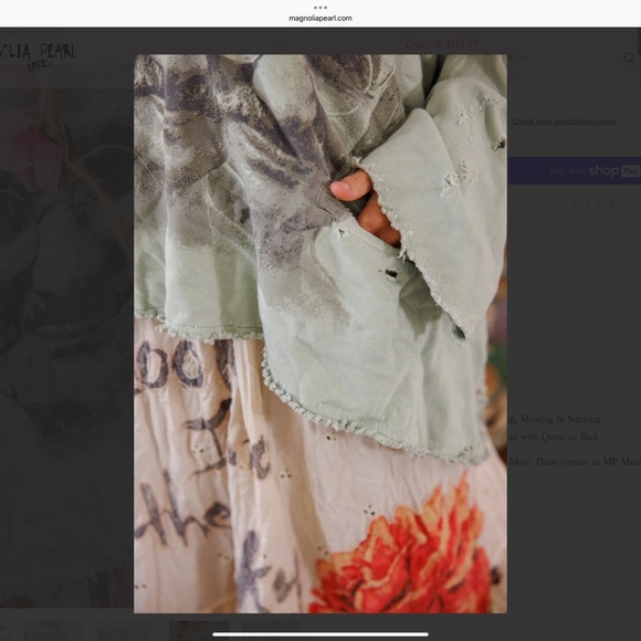 Magnolia Pearl Bapu Fritza Gandhi Hoodie - Picture 5 of 7